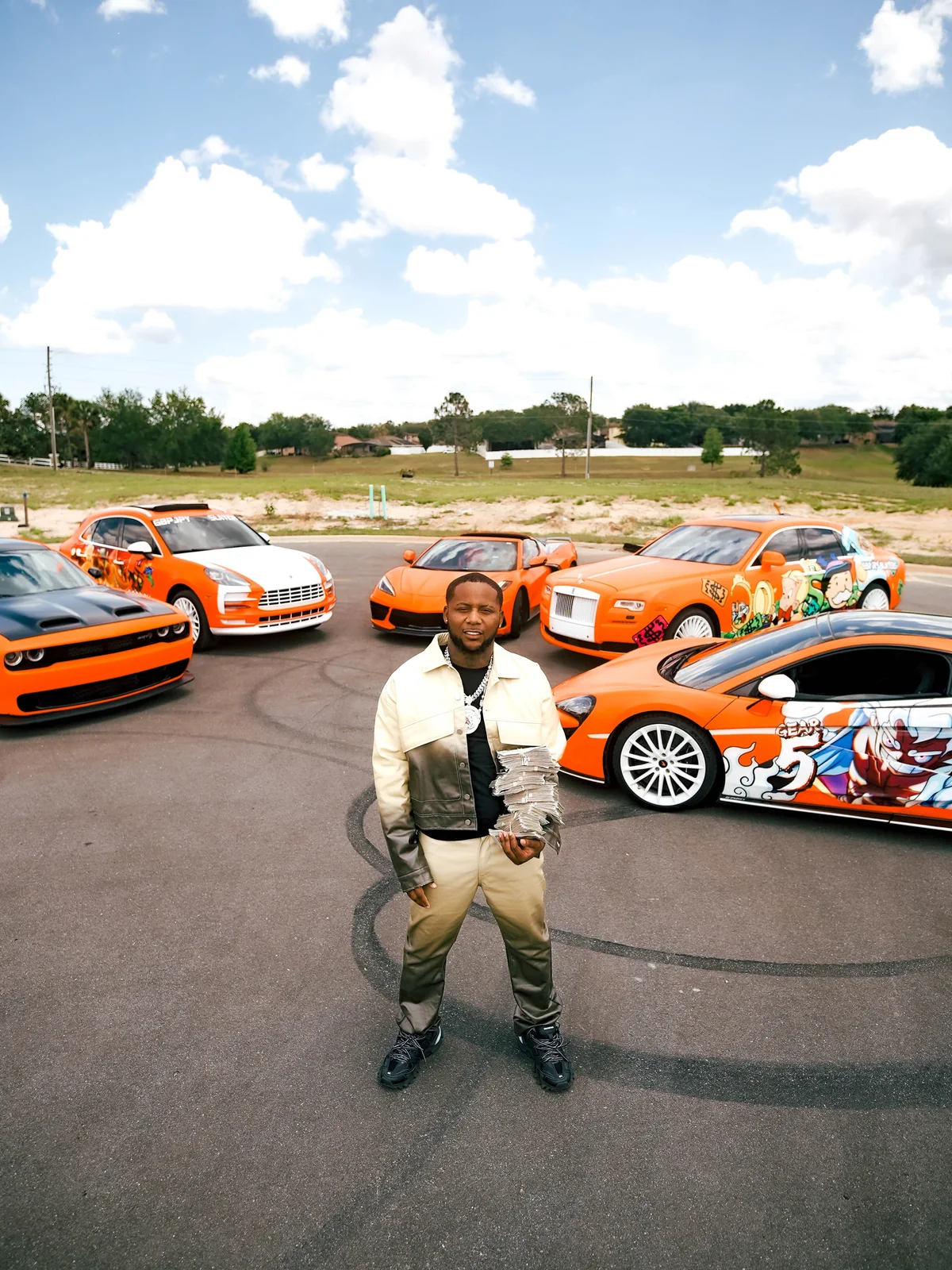 KJ with the orange fleet